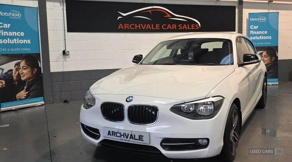 BMW 1 Series 116D Sport White #2
