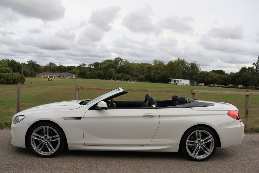 BMW 6 Series Convertible White #20