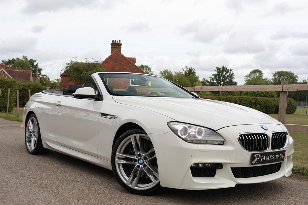 BMW 6 Series 3.0 M Sport Convertible Euro 5 S White #4