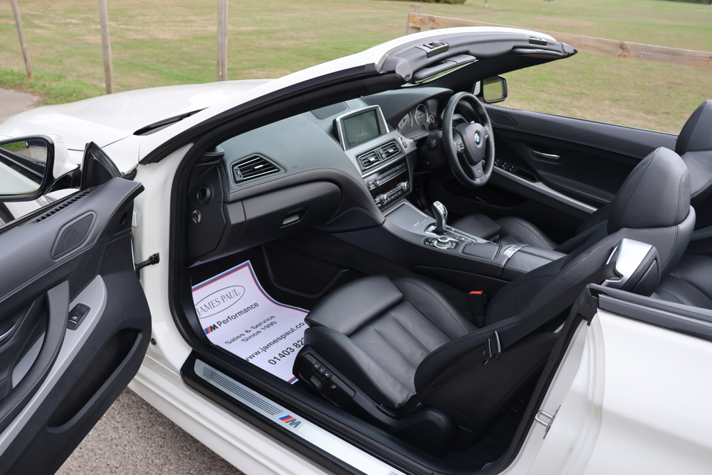 BMW 6 Series Convertible White #26