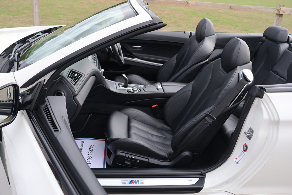 BMW 6 Series Convertible White #10