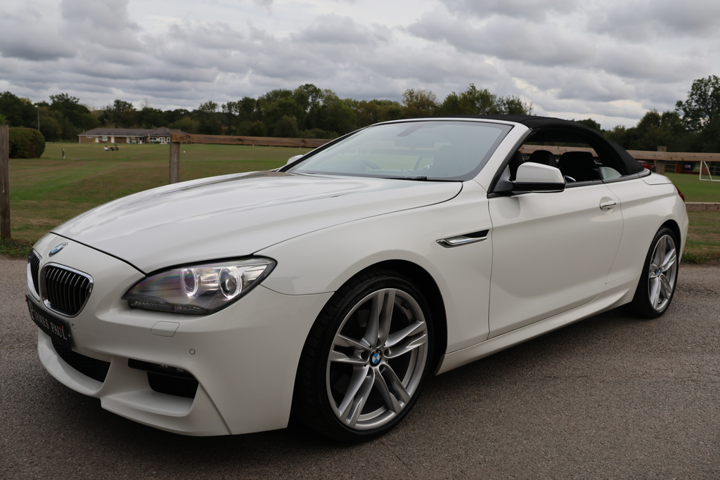 BMW 6 Series Convertible White #24