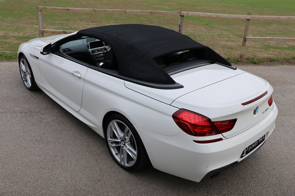BMW 6 Series Convertible White #9