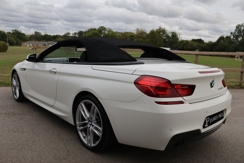 BMW 6 Series Convertible White #16