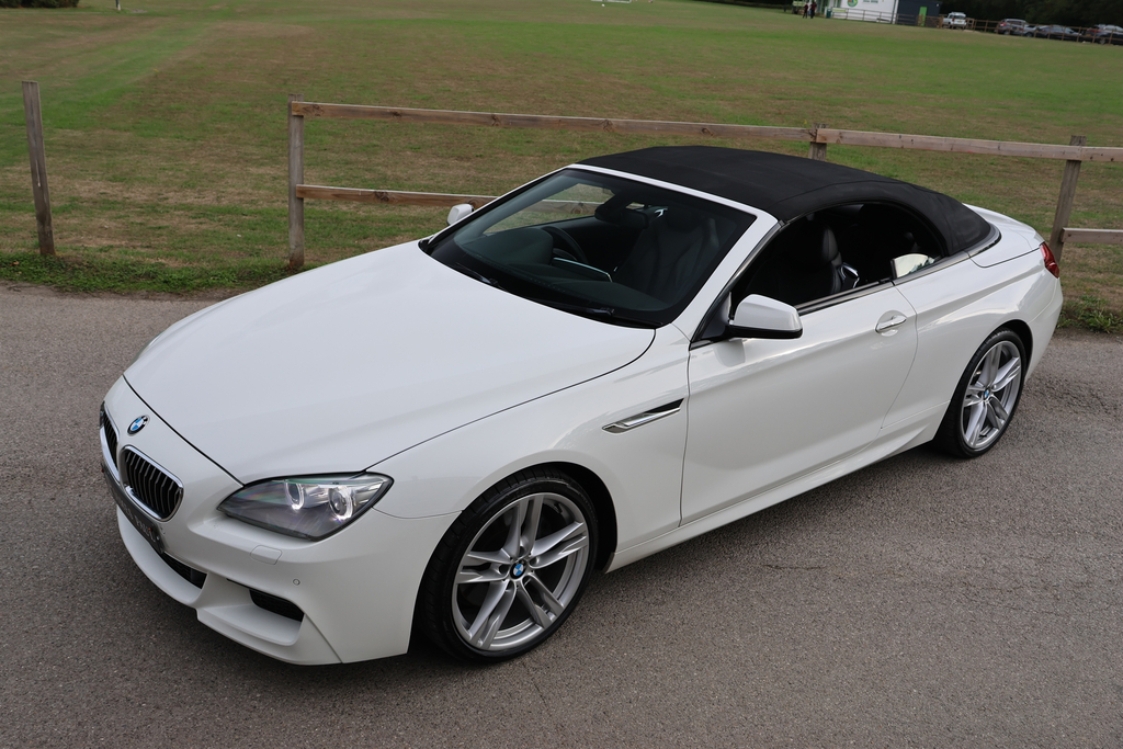 BMW 6 Series Convertible White #7