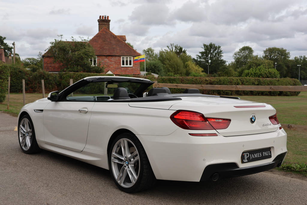 BMW 6 Series Convertible White #11