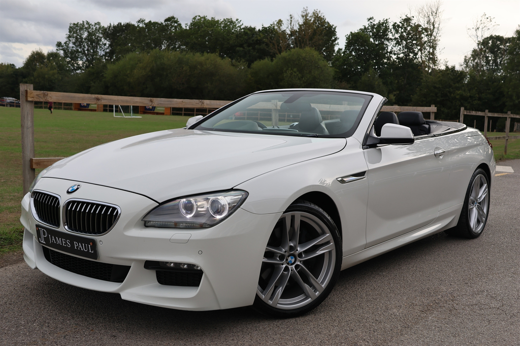 BMW 6 Series Convertible White #12