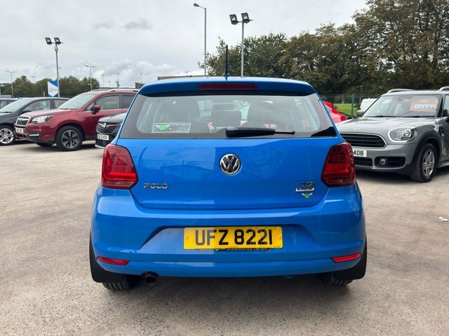 Volkswagen Polo 1.2 Tsi Bluemotion Tech Se Hatchback Ma Blue #4