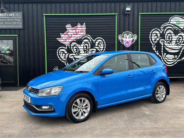 Volkswagen Polo 1.2 Tsi Bluemotion Tech Se Hatchback Ma Blue