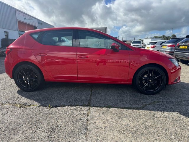 Seat Leon 1.6 Tdi Se Hatchback Euro 6 S S Red #4