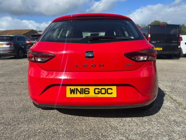 Seat Leon 1.6 Tdi Se Hatchback Euro 6 S S Red #6