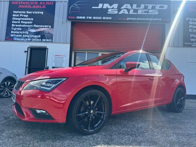 Seat Leon 1.6 Tdi Se Hatchback Euro 6 S S Red #2