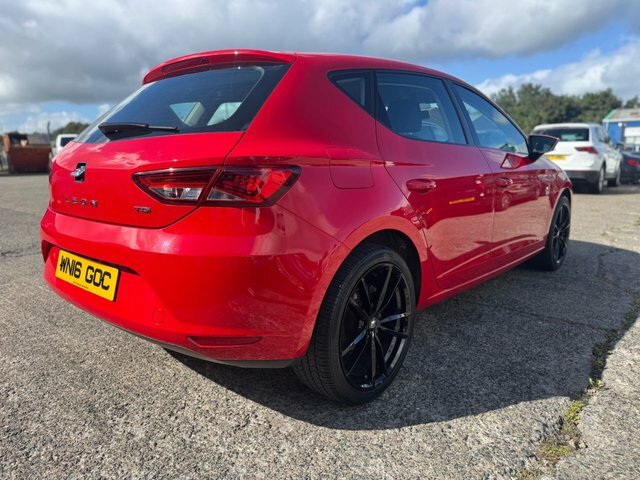 Seat Leon 1.6 Tdi Se Hatchback Euro 6 S S Red #5