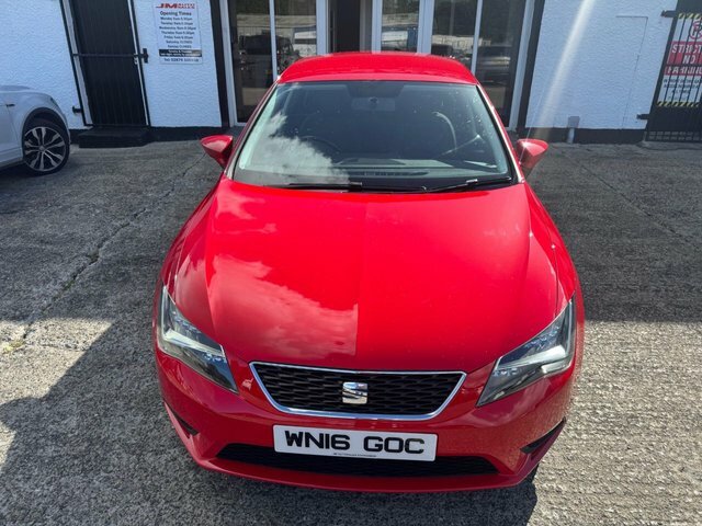 Seat Leon 1.6 Tdi Se Hatchback Euro 6 S S Red #3