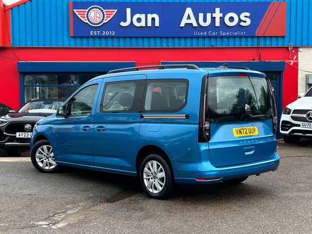 Volkswagen Caddy Maxi Life 2022 2.0 Tdi Life Dsg Euro 6 Ss Blue #2