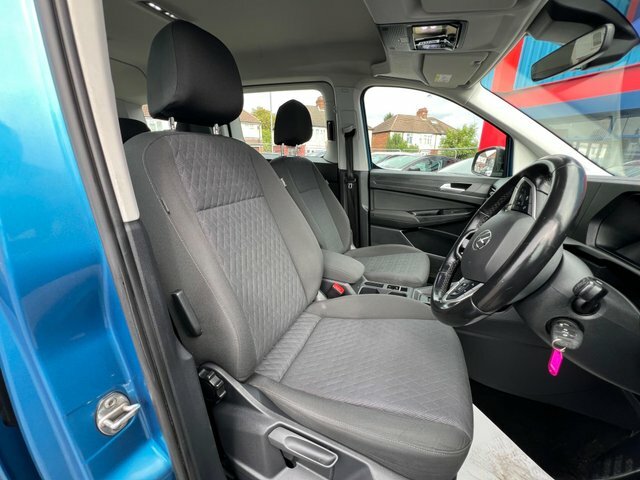 Volkswagen Caddy Maxi Life 2022 2.0 Tdi Life Dsg Euro 6 Ss Blue #4