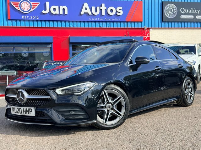 Mercedes-Benz CLA Class 2020 1.3 Cla180 Amg Line Premium Plus 2 Coupe 7G Black #6