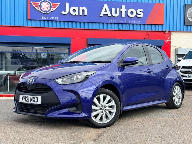 Toyota Yaris 2021 1.5 Vvt-h Icon E-cvt Euro 6 Ss Blue #4