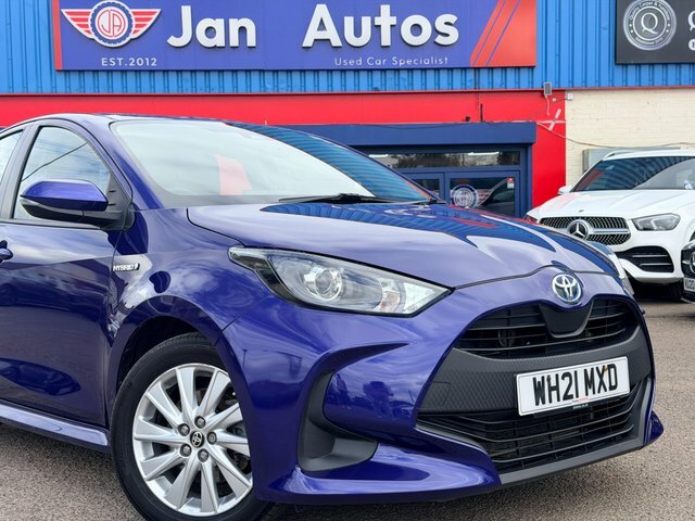 Toyota Yaris 2021 1.5 Vvt-h Icon E-cvt Euro 6 Ss Blue #5