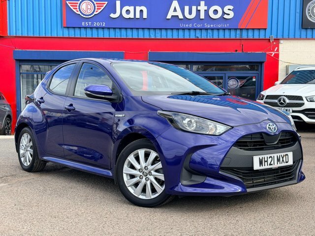 Toyota Yaris 2021 1.5 Vvt-h Icon E-cvt Euro 6 Ss Blue #6