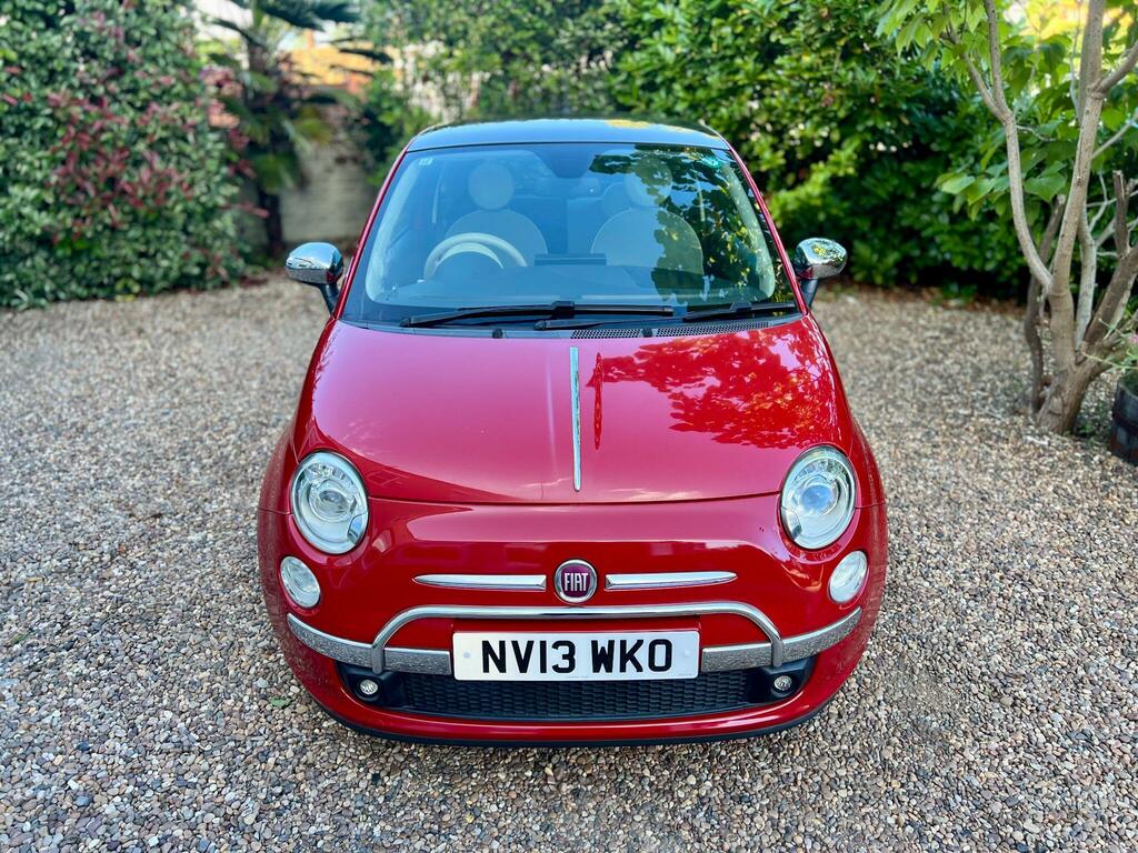 Fiat 500 Lounge Red #3