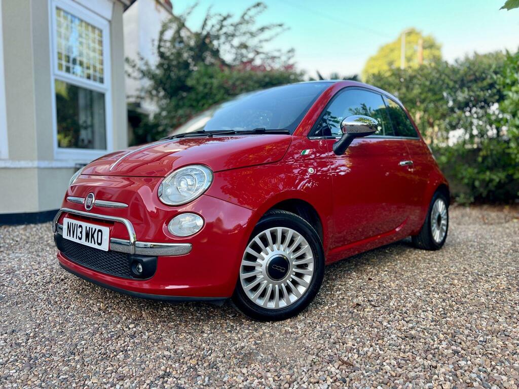 Fiat 500 Lounge Red #4