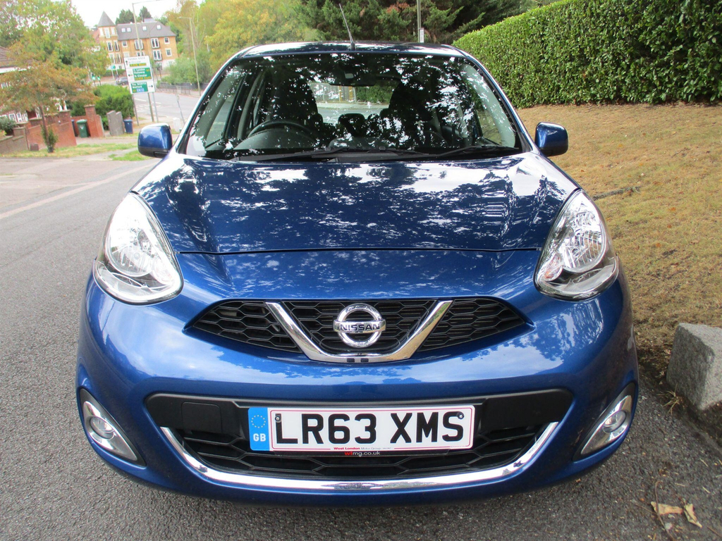 Nissan Micra 1.2 Dig-s Tekna Euro 5 Ss Blue #4