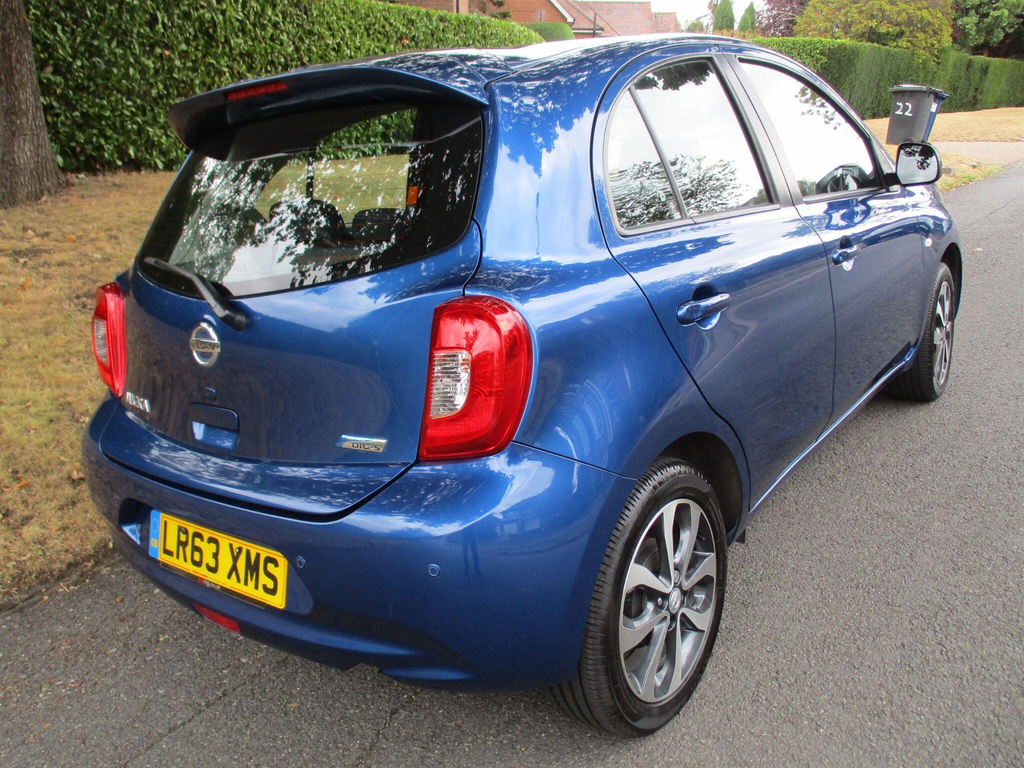Nissan Micra 1.2 Dig-s Tekna Euro 5 Ss Blue #6