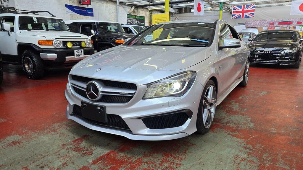 Mercedes-Benz CLA Class Saloon 2.0 Cla45 Amg Coupe Dct 4Matic Euro 6 2014 Silver