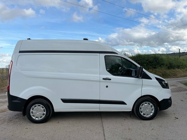 Ford Transit Custom 2020 2.0 300 Ecoblue Leader Panel Van M YT20UOY White #4