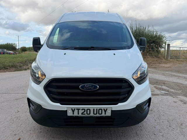 Ford Transit Custom 2020 2.0 300 Ecoblue Leader Panel Van M YT20UOY White #2