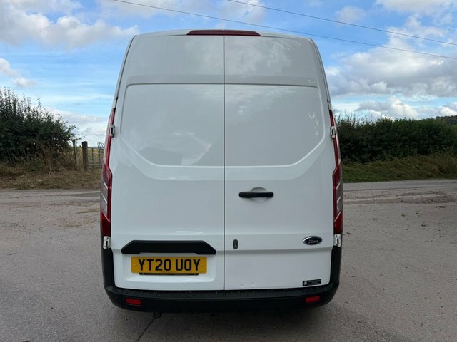 Ford Transit Custom 2020 2.0 300 Ecoblue Leader Panel Van M YT20UOY White #6