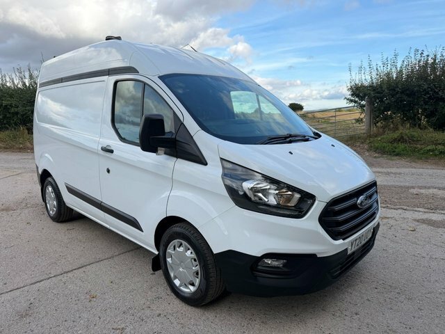 Ford Transit Custom 2020 2.0 300 Ecoblue Leader Panel Van M YT20UOY White #3