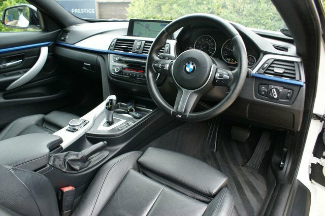 BMW 4 Series Gran Coupe 2.0 420D M Sport Coupe Euro 6 S S White #2