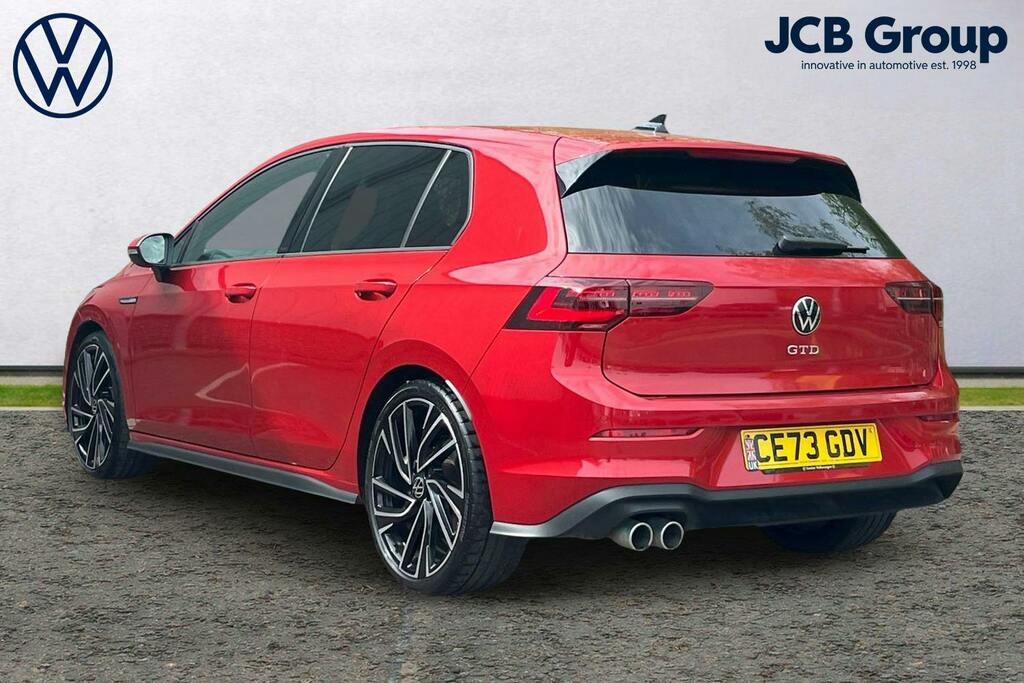 Volkswagen Golf 2.0 Tdi Gtd Hatchback Dsg CE73GDV Red #3