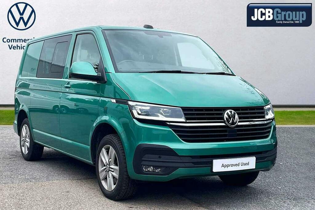 Volkswagen Transporter 2.0 Bitdi T30 Highline Crew Van Double Cab Die Green