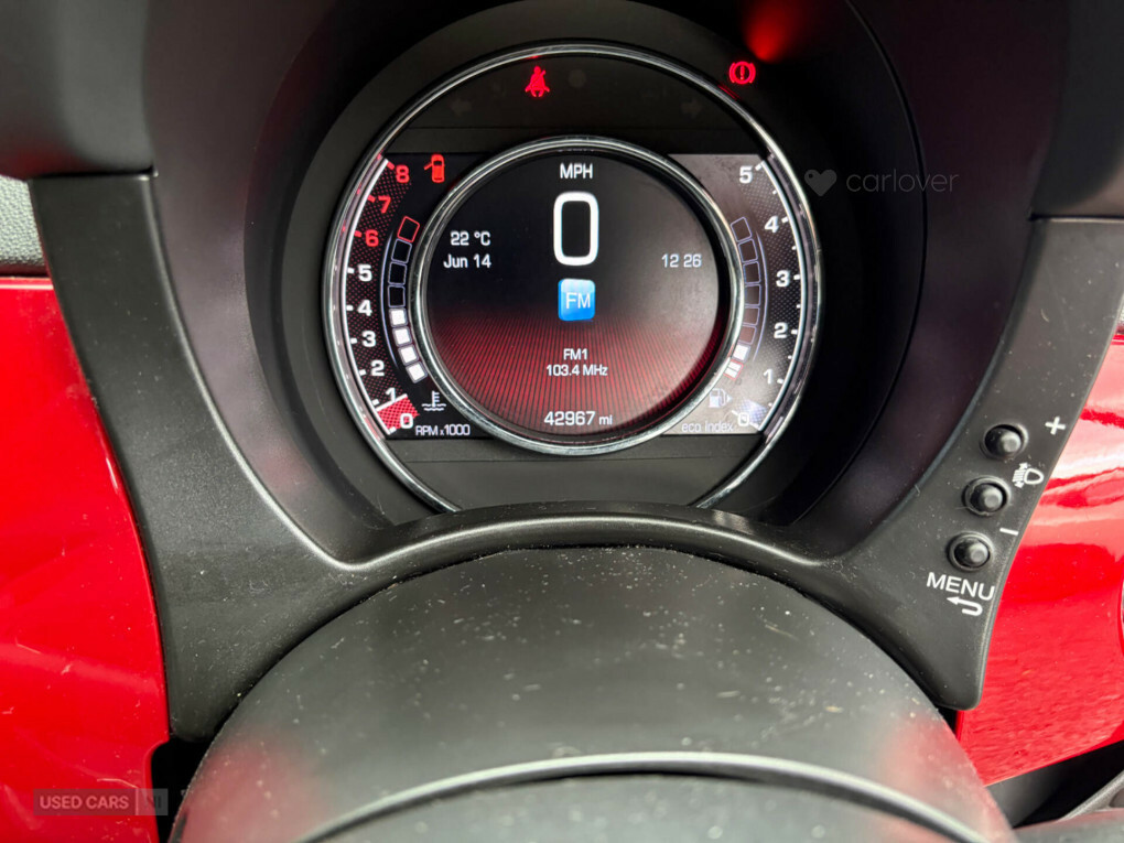 Abarth 500 Hatchback 1.4 Abarth 500 1.4 Tjet 135 Hp 2014 Red #11