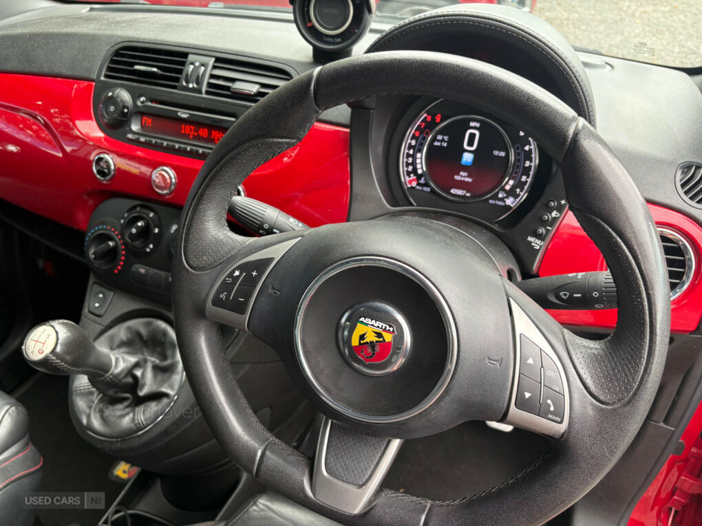 Abarth 500 Hatchback 1.4 Abarth 500 1.4 Tjet 135 Hp 2014 Red #10
