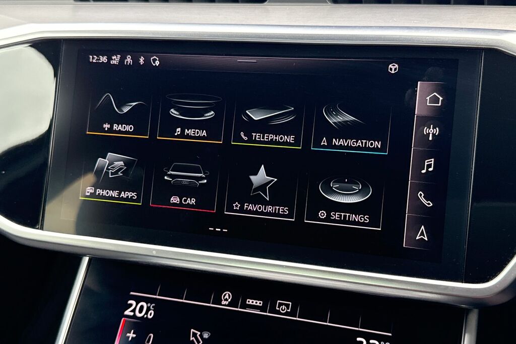 Audi A6 Saloon Sport White #52