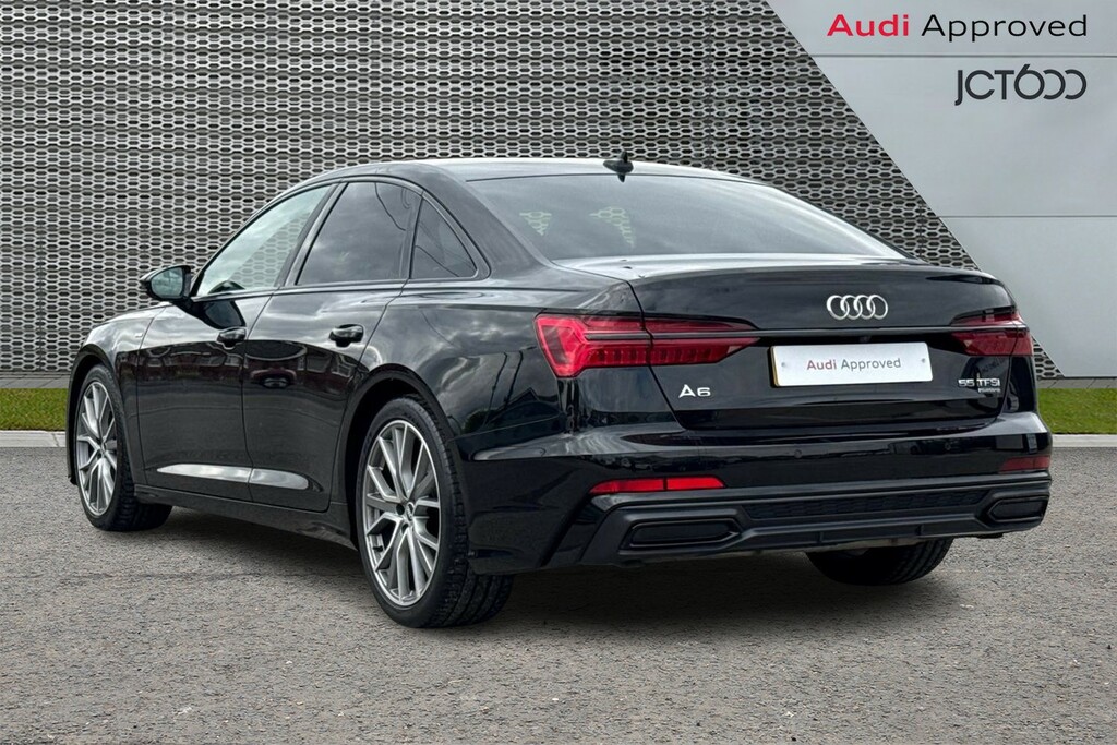 Audi A6 Saloon Sport White #3