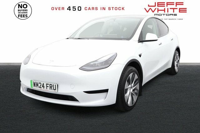Tesla Model Y Rwd Pan Roof, White #5