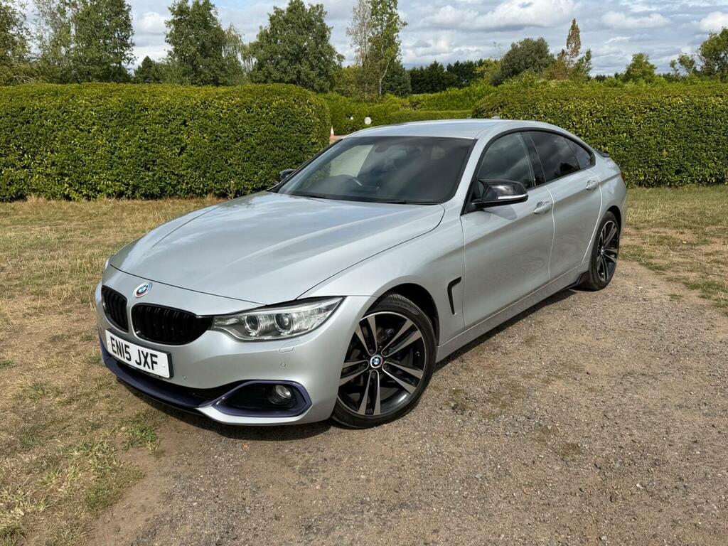 BMW 4 Series Gran Coupe Hatchback 2.0 418D Sport Euro 6 Ss 20 Silver #3