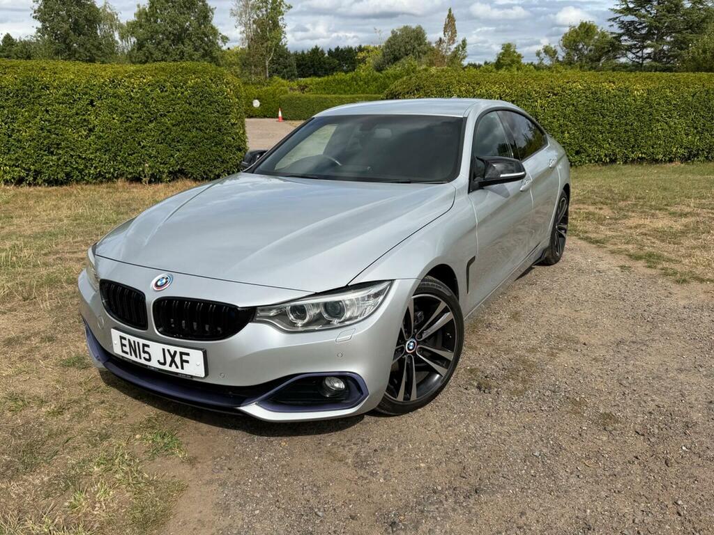 BMW 4 Series Gran Coupe Hatchback 2.0 418D Sport Euro 6 Ss 20 Silver #4