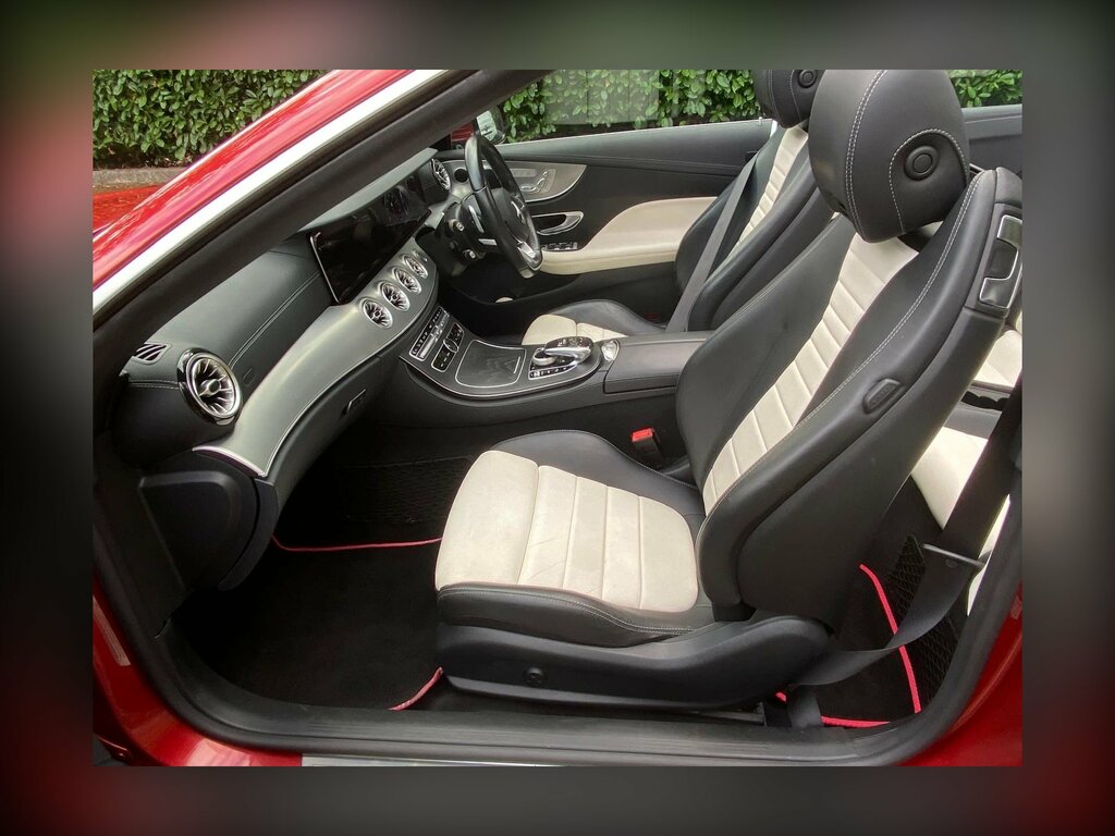 Mercedes-Benz E Class 3.0 E350d V6 Amg Line Premium Cabriolet Dies DL18OCD Red #6
