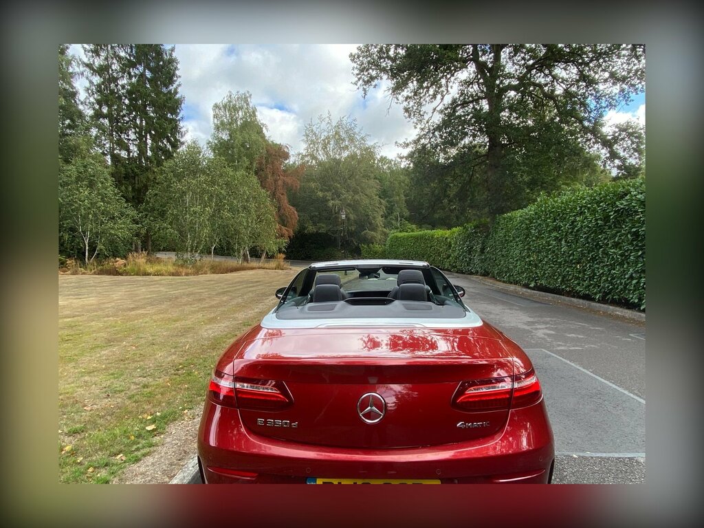 Mercedes-Benz E Class 3.0 E350d V6 Amg Line Premium Cabriolet Dies Red