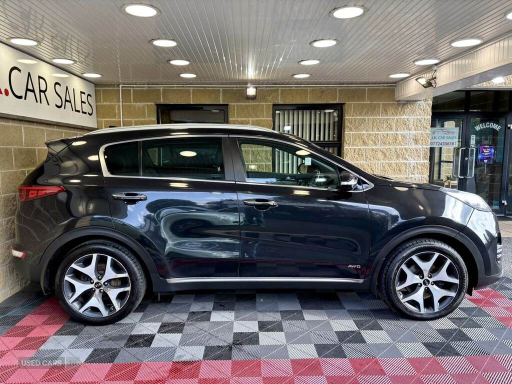 Kia Sportage 2.0 Crdi Gt-line Awd Black #3