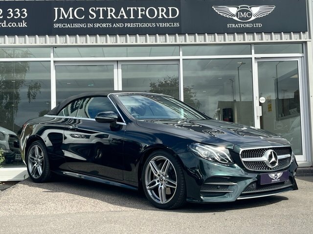 Mercedes-Benz E Class 2018 2.0 E220d Amg Line Premium Cabriolet Di GU18YZD Green #5