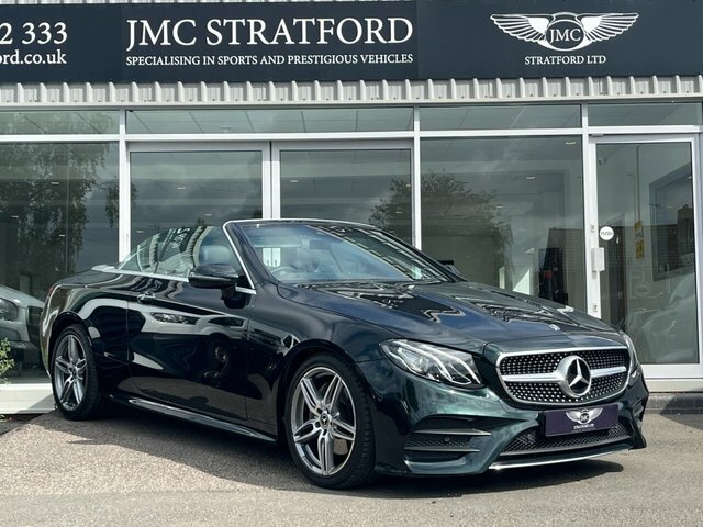 Mercedes-Benz E Class 2018 2.0 E220d Amg Line Premium Cabriolet Di Green