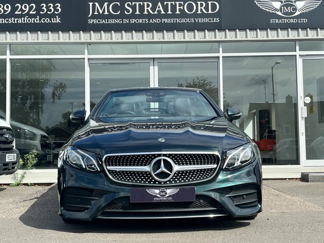 Mercedes-Benz E Class 2018 2.0 E220d Amg Line Premium Cabriolet Di GU18YZD Green #6