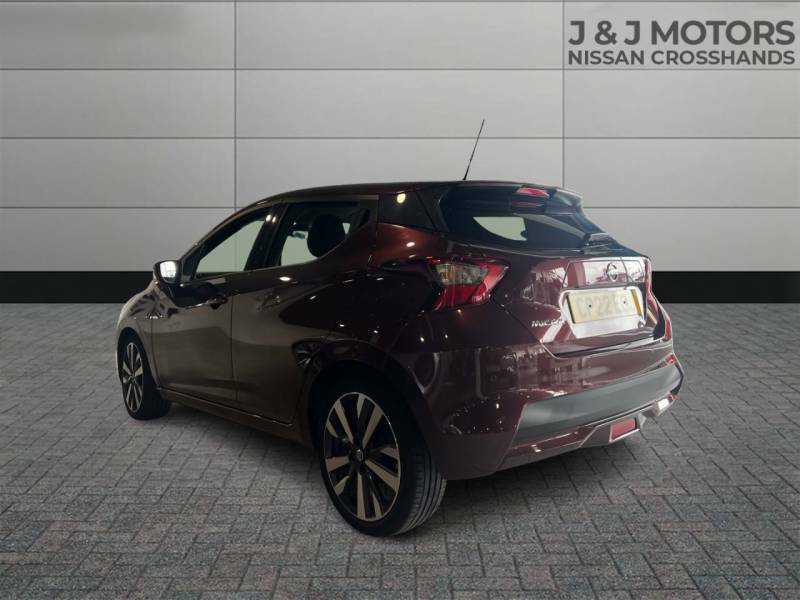 Nissan Micra 1.0 Ig-t 92 Tekna Cvt Red #4